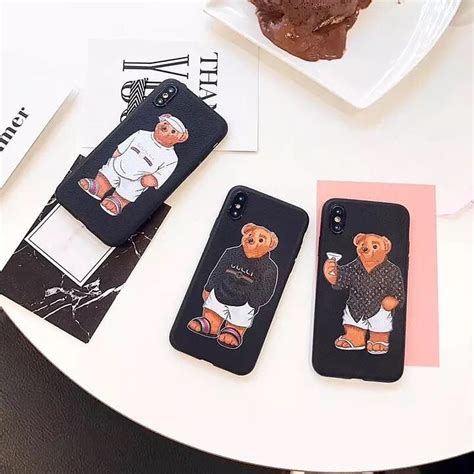 gucci bear iphone 8 case|Meer.